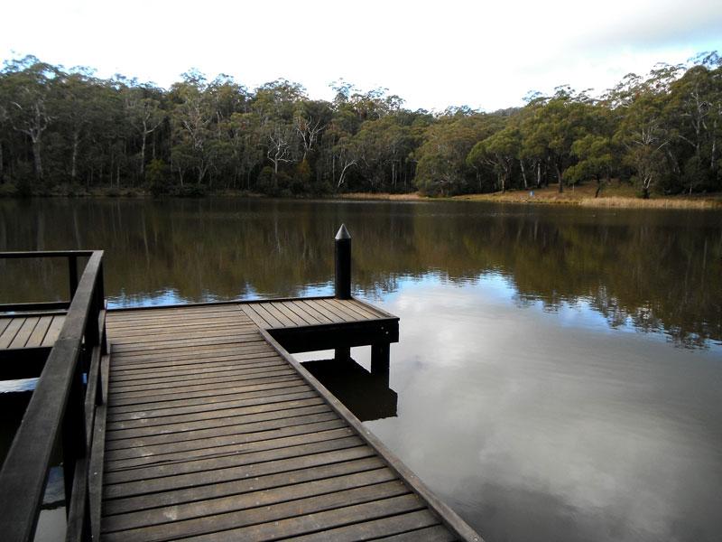 Pier at Sheba DamGreat spot for fishing, or swimming (in the warmer months). Just out of shot is a ladder you can use to access the water.