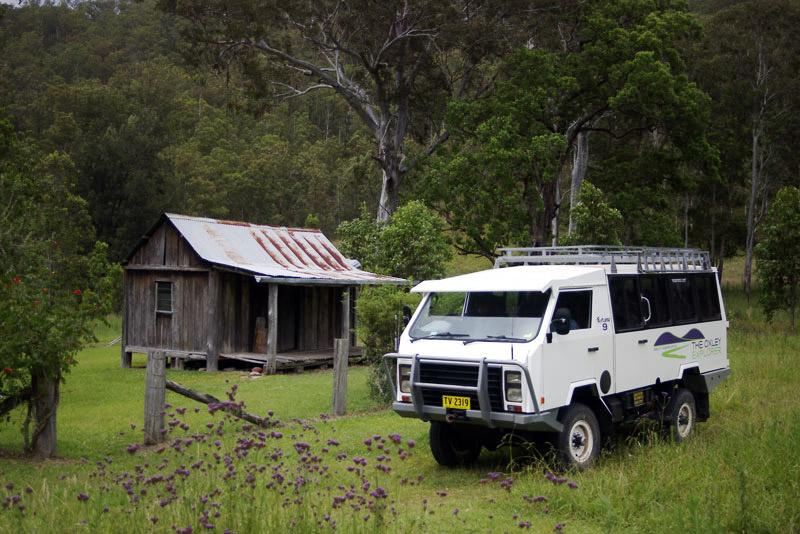 Youdales HutSlab pioneer cottage at Youdales Campground.