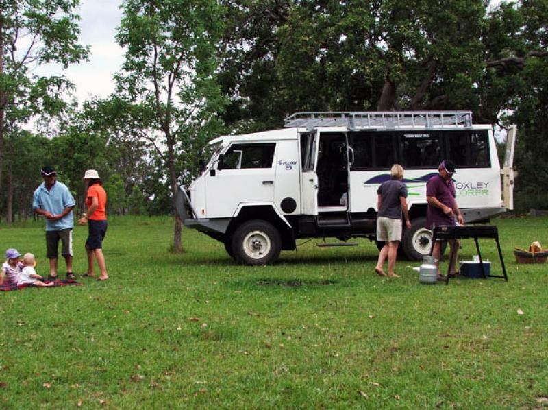 Youdales CampgrounLarge grassy camping area.