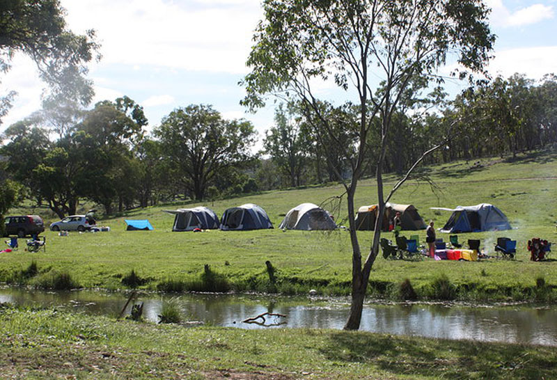 Creek Flat CampsiteOne of the campsites at Old Bara