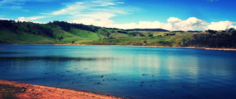 Lake LyellThe dam is a popular fishing and water sport area.