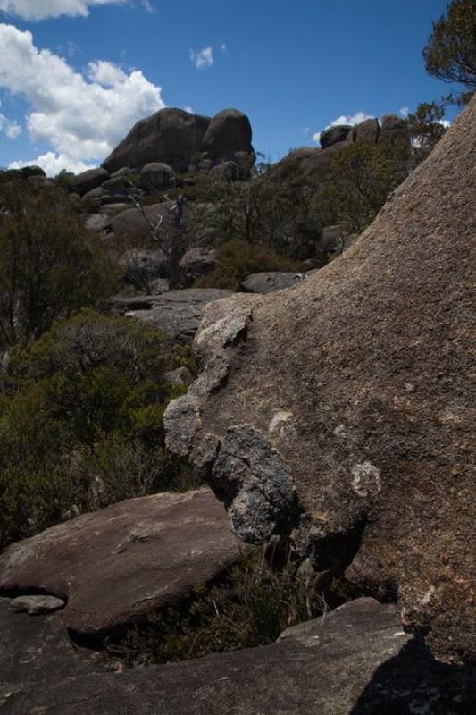 Granite formationsJust one of the many formations formed over the centuries through water and wind erosion.