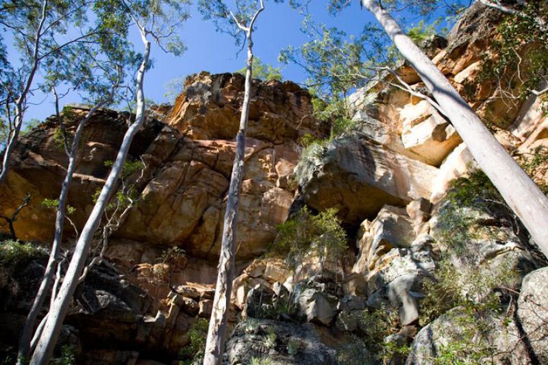 Cania GorgeHigh Sandstone cliffs