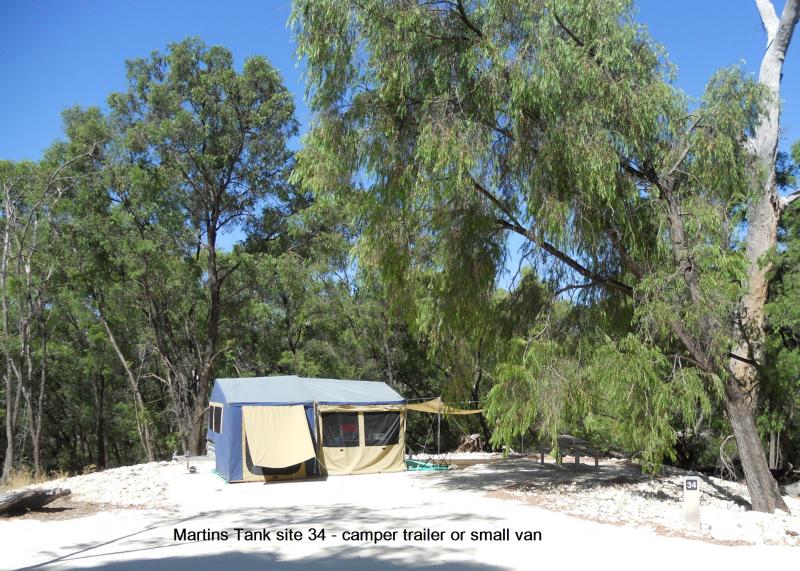 Martins Tank LakeCaravan suitable site at Martins Tank Lake campground