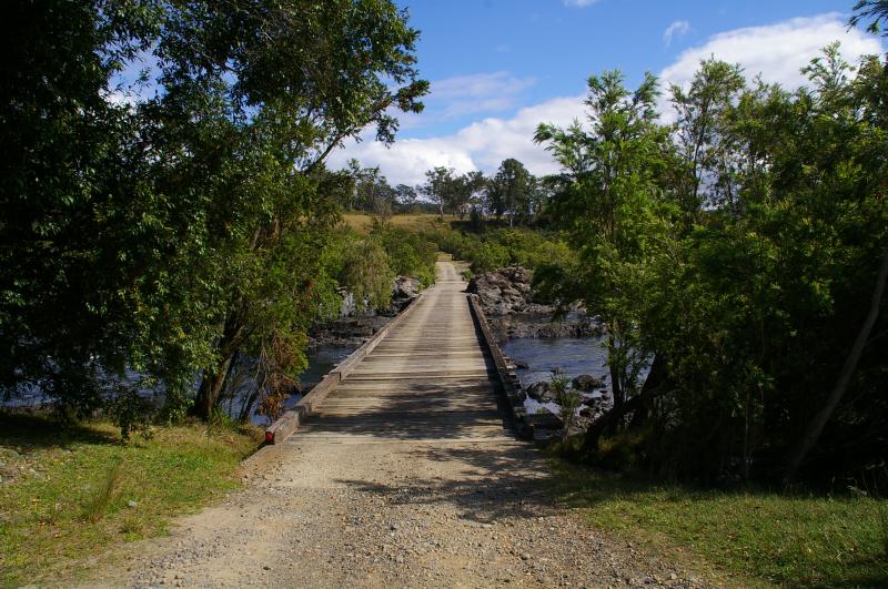 Cangai BridgeCangai Road Bridge viewed from campsite end.