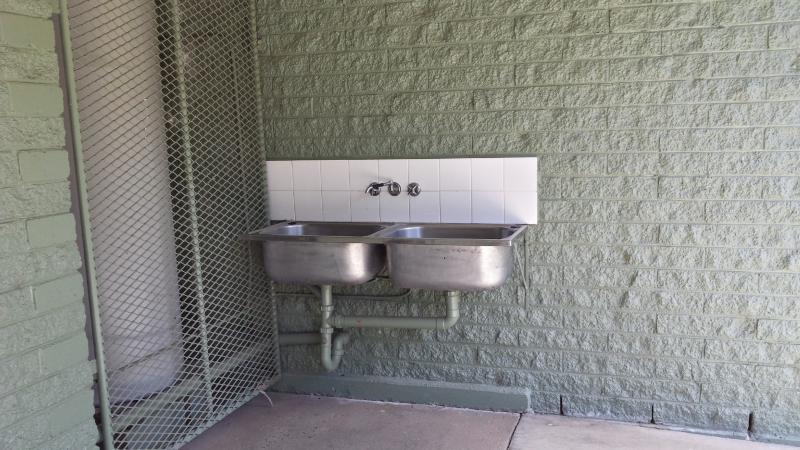 Somerset Parklaundry tub in the amenities block