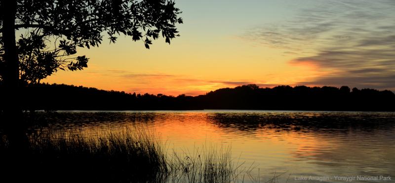 Lake ArraganDawn at Lake Arragan Campground