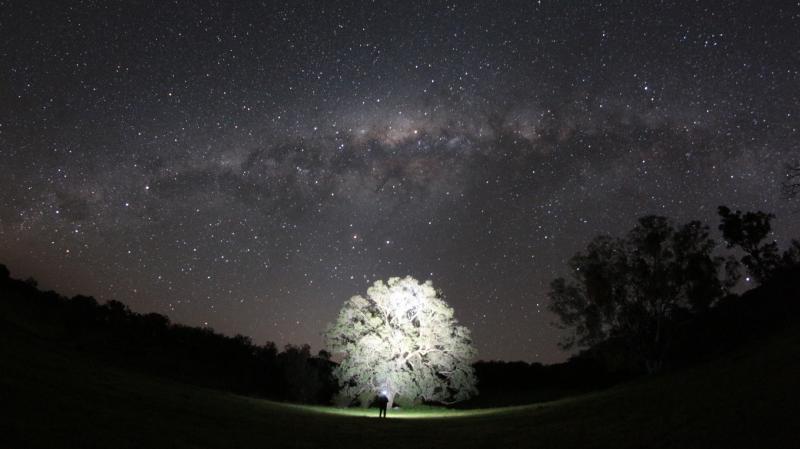 Camp at Old BaraStunning night sky