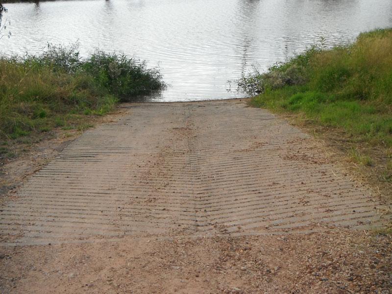 Good quality boat rampThere is a good quality boat ramp to gain access to the lagoon itself. All types of water craft is allowed, however the lagoon itself is fairly small, so restrictions on the number of craft at one time are in place.