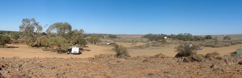 Farina CreekPanorama of the general campground area