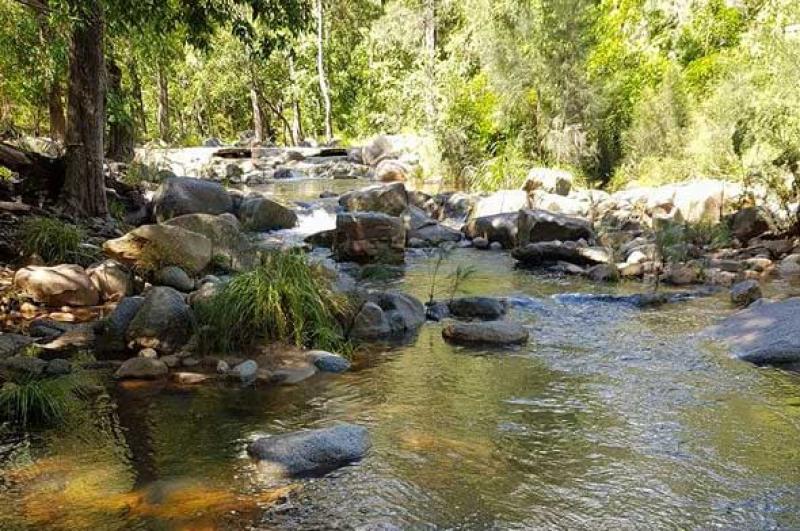 Sandy CreekSandy Creek Campin' relaxing rock pools!