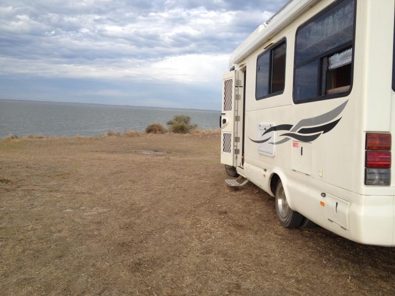 Point SturtOpen area with no shelter from sun or wind