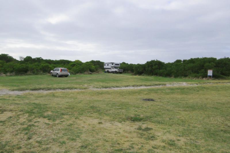 Eight Mile CreekReasonably large camping space.